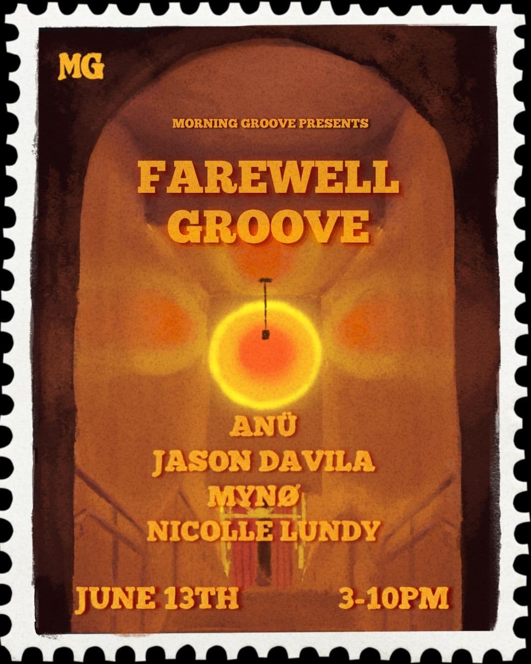 Farewell Groove poster, June 13